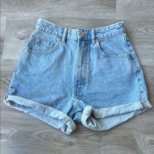 Zara Light Blue Jean Shorts